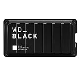 WD_BLACK P50 Game Drive SSD 2 TB externe SSD (SuperSpeed USB 3.2 Gen 2x2, stoßfest, Lesegeschwindigkeiten bis 2000 MB/s ) Schwarz  - auch kompatibel mit PC, Xbox und PS4