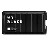 WD_BLACK P50 Game Drive SSD 2 TB externe SSD (SuperSpeed USB 3.2 Gen 2x2, stoßfest, Lesegeschwindigkeiten bis 2000 MB/s ) Schwarz  - auch kompatibel mit PC, Xbox und PS4