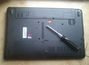 SSD Festplatte einbauen Notebook
